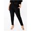 Picture of BLACK TROUSER WITH PLEAT AND BACK ELASTIC